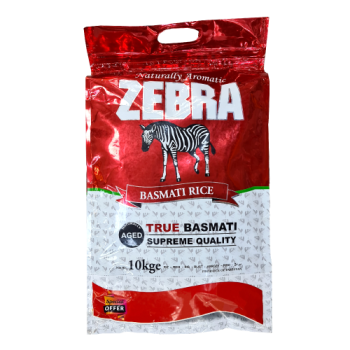 Zebra Basmati Rice 10kg 