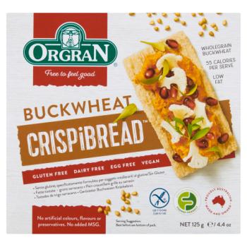 Orgran Toasted Buckwheat Crispibread