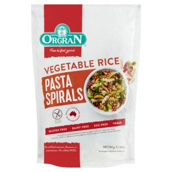 Orgran Vegetable And Rice Spirals