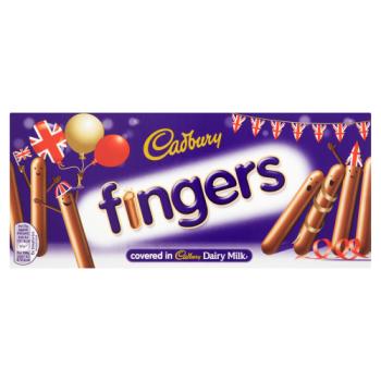 Cadbury Fingers Milk Chocolate Biscuits 114g