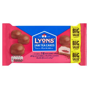 Lyons' Jam Tea Cakes 200g