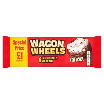 Wagon Wheels 6 Individually Wrapped