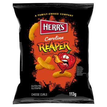 Herr's Carolina Reaper Flavoured Cheese Curls 113g