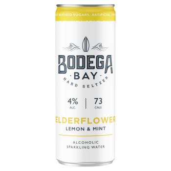 Bodega Bay Hard Seltzer Elderflower Lemon & Mint 250ml