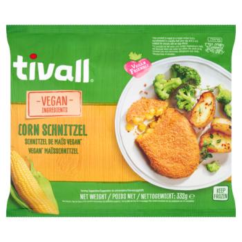 Tivall Vegan Ingredients Corn Schnitzel 332g