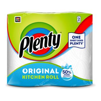 Plenty Original Kitchen Roll 2 Rolls