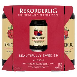 Rekorderlig Premium Wild Berries Cider 4 x 330ml