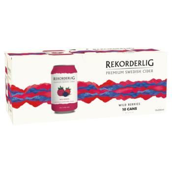 Rekorderlig Wild Berries Premium Swedish Cider 10 x 330ml