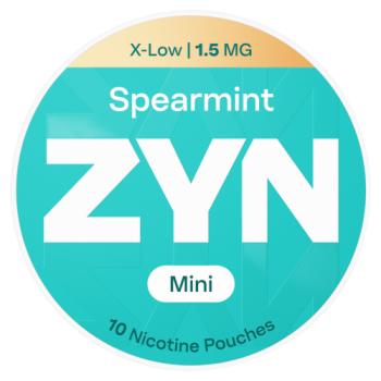 ZYN X-Low Mini 1.5mg Spearmint 10 Nicotine Pouches 4g