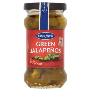 Santa Maria Hot Green Jalapeños 200g
