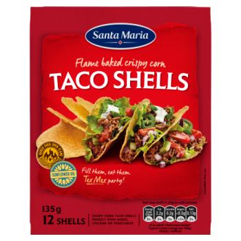 Santa Maria 12 Taco Shells 135g