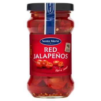 Santa Maria Hot Red Jalapeños 200g