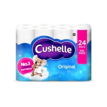 Cushelle Original Toilet Roll 24 Standard Rolls