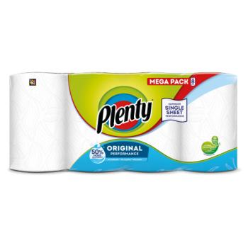 Plenty Original Kitchen Roll 8 Rolls