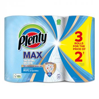 Plenty MAX The Extra Big One 3 For 2 Rolls