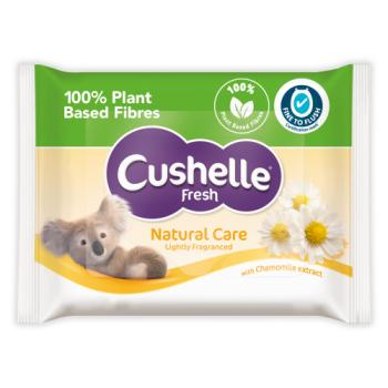 Cushelle Fresh Care 38 Flushable Moist Toilet Tissue Wipes