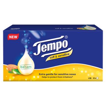Tempo Soft & Sensitive Balsam Tissues 80 Tissues