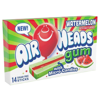 AirHeads Watermelon Gum with Micro-Candies 34g 