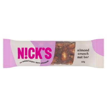 Nick's Almond Crunch Nut Bar 40g