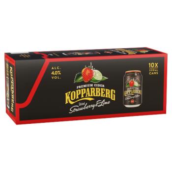 Kopparberg Premium Cider with Strawberry & Lime 10 x 330ml