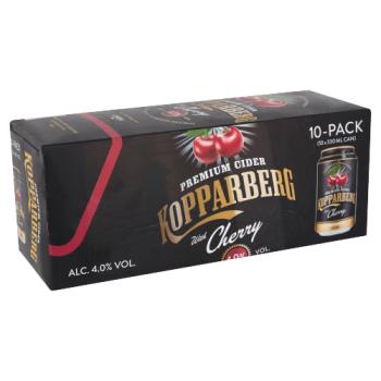 Kopparberg Premium Cider With Cherry 10 X 330ml