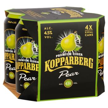 Kopparberg Pear Premium Cider 4 x 330ml