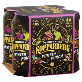 Kopparberg Winter Punch Premium Cider 4 x 330ml
