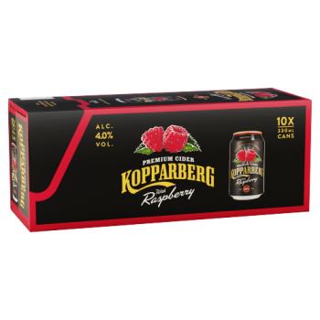Kopparberg Premium Cider with Raspberry 10 x 330ml