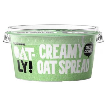 Oatly Creamy Oat Spread Garlic and Cucumber 150g