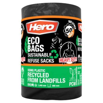 Hero Heavy Duty Refuse Sacks 100l