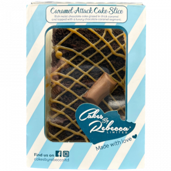 Cakes By Rebecca Ltd Caramel Attack Cake Slice 