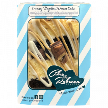 Cakes By Rebecca Ltd Creamy Hazelnut Dream Cake Slice 