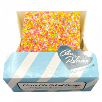 Cakes By Rebecca Ltd Classic Old School Sponge Slice 