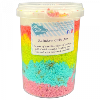 Cakes By Rebecca Ltd Rainbow Cake Jar 