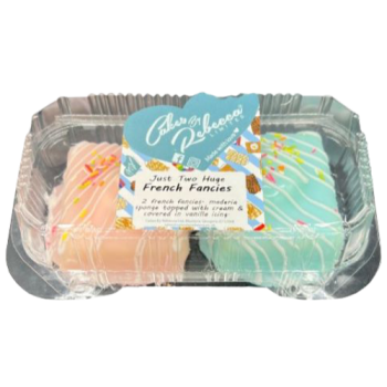 Cakes By Rebecca Ltd Just Two Huge French Fancies 2pk 