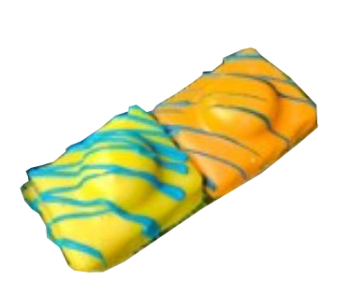 Cakes By Rebecca Irn Bru - Fanta Lemon French Fancy 2 Pack