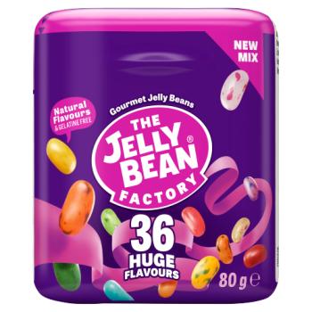 The Jelly Bean Factory Gourmet Jelly Beans 36 Huge Flavours 80g