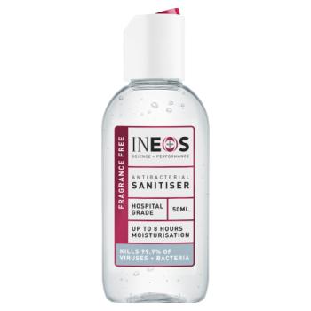 INEOS Antibacterial Anti-Viral Hand Sanitiser Gel 50ml