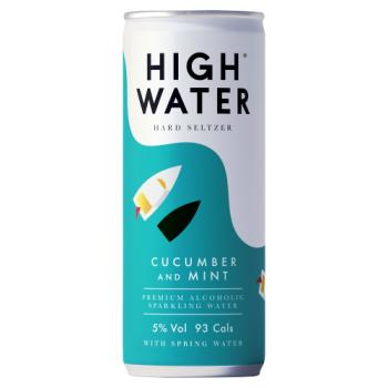 High Water Cucumber and Mint Hard Seltzer 250ml