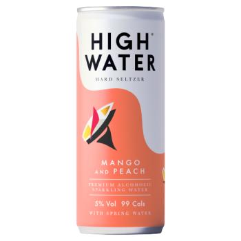 High Water Mango and Peach Hard Seltzer 250ml