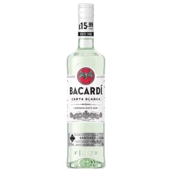 BACARDÍ Carta Blanca Superior White Rum, 70cl