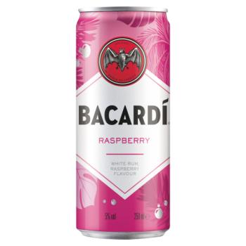 Bacardí Raspberry Spritz Flavoured Rum Mixed Drink 250ml