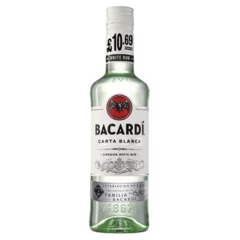 BACARDÍ Carta Blanca Superior White Rum, 35cl