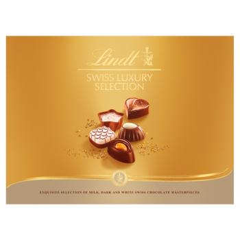 Lindt Swiss Luxury Selection Chocolate Box 195g