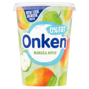 Onken 0% Fat Free Mango & Apple Yogurt 450g
