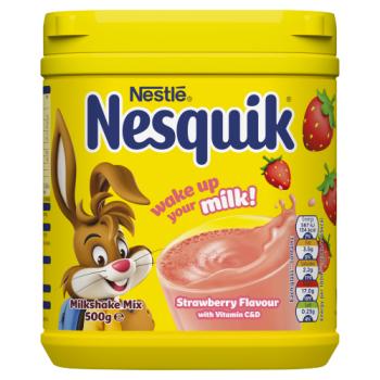 Nesquik Strawberry Flavour Milkshake Mix 500g