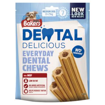 BAKERS Dental Delicious Med Dog Treat Beef 200g