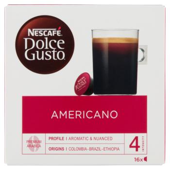 Nescafé Dolce Gusto Americano Coffee Capsules 160 G (16 X 10 G)