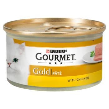 Gourmet Gold Tinned Cat Food Pate With Chicken 85g