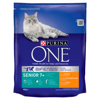 Purina ONE Senior 7+ Dry Cat Food Chicken 800g